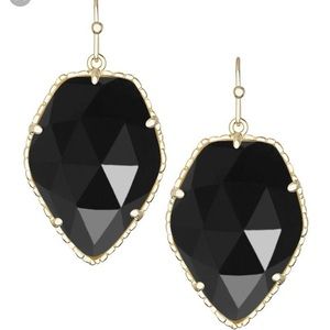 Kendra Scott Black Corley drop earrings